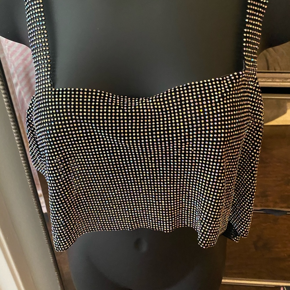 Black irredentist black chain top size med